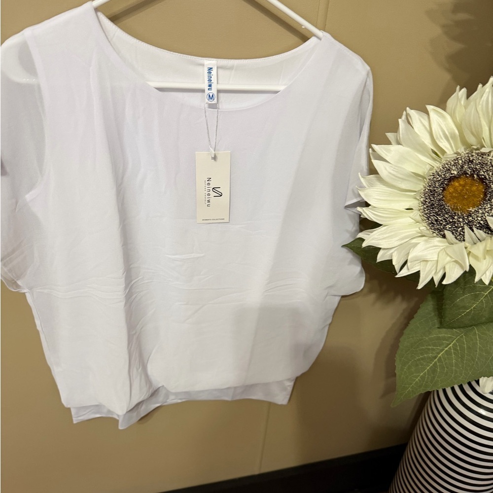 Valerie Bertinelli White Blouse